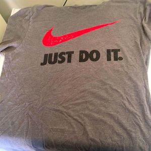Just do it shirt grey